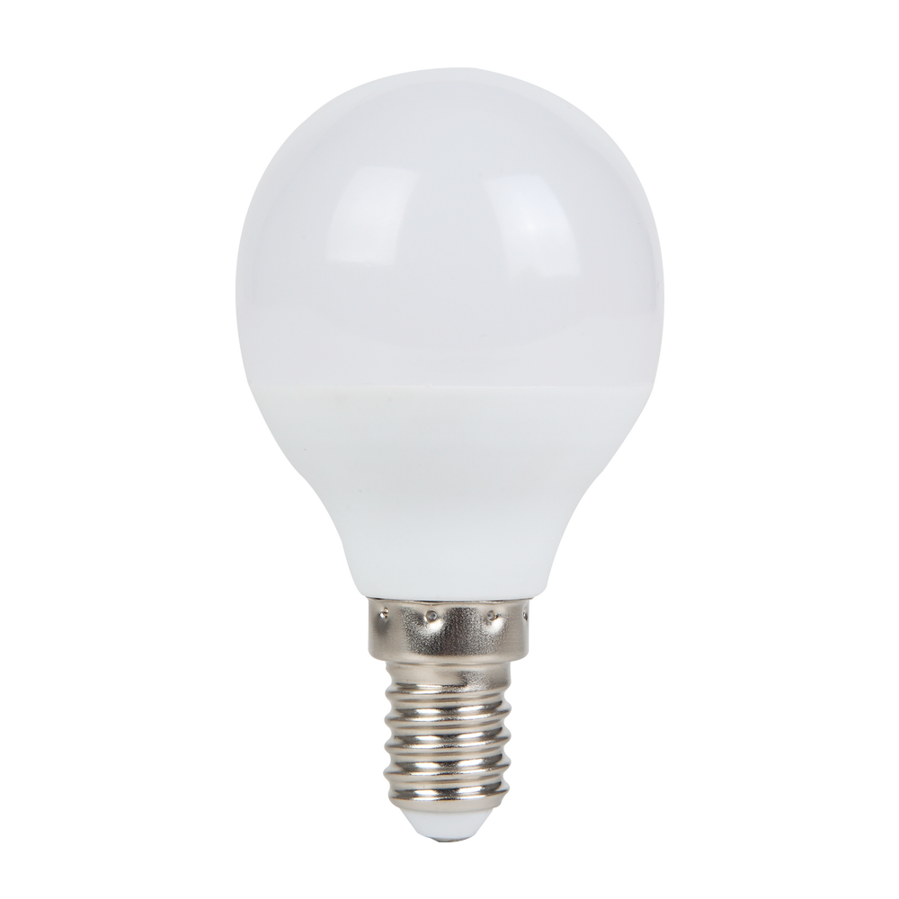 LED Pære A5 G45 med Stor Spredning E14 6W 4000K - Erstatter 42W - 230V - 510lm - RA80 - 3 års producentgaranti