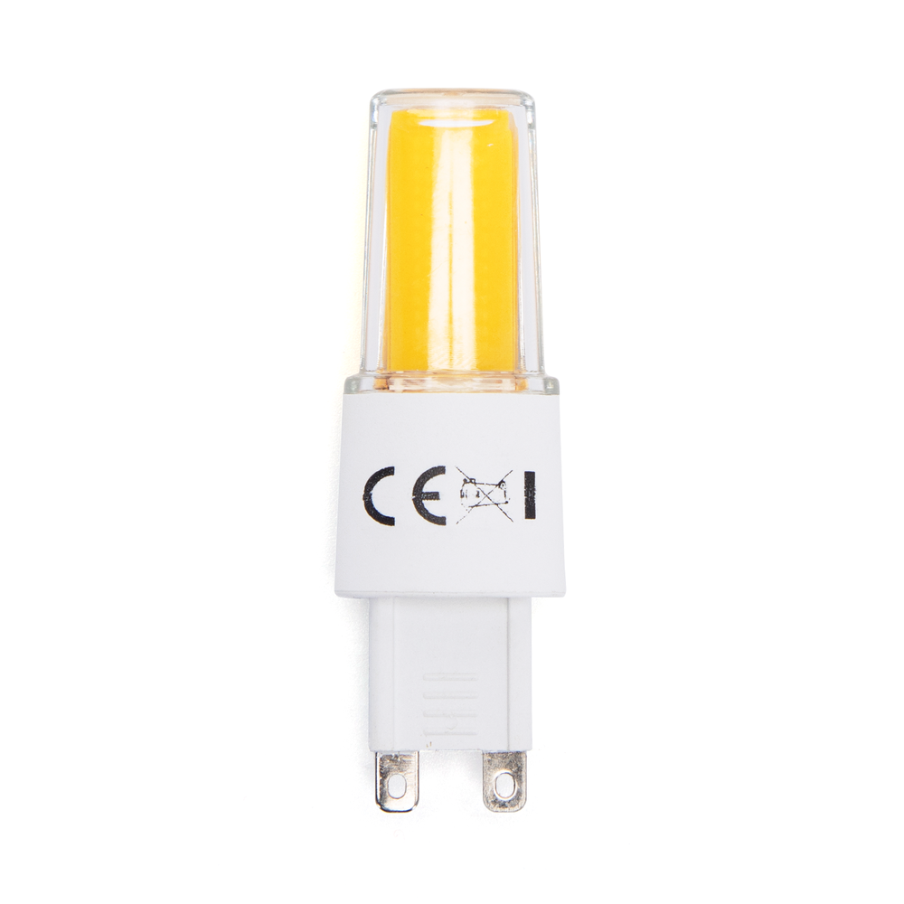 LED pære med G9 fatning, 3.3W, erstatter 36W, input 230V, 370lm, RA80, 3 års producentgaranti