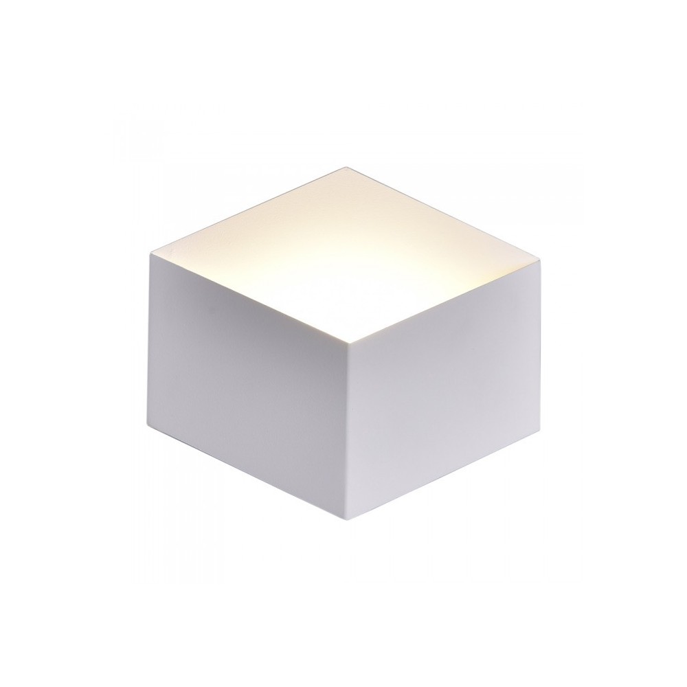 V-Tac 3W LED væglampe - Hvid, IP20 indendørs, 230V, inkl. lyskilde (Effekt: 3W, Input: 230V, 300lm, RA 80)