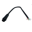 RGBW Saunalys Startkabel - 25 cm, 24V, IP68 Klassificeret