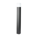 V-Tac Sort Firkantet Havelampe - 80 cm, IP54, GU10 Fatning, Uden Lyskilde - 230V, 35W, 3 Års Garanti