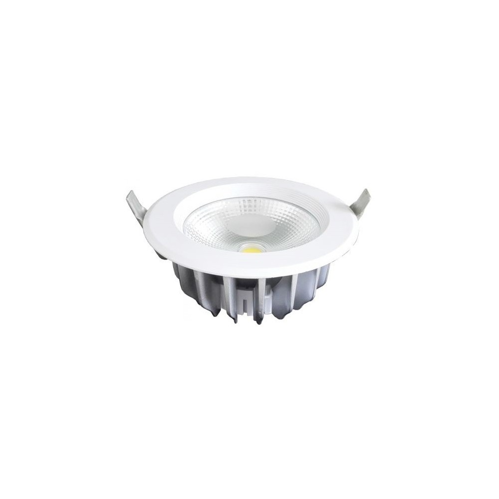 V-Tac 30W LED indbygningsspot - Erstatter 270W, Ø20,7 cm hul, Ø22 cm mål, 230V, 3600lm, RA80