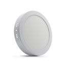Dæmpbar LED loftslampe (Ø22,5cm, H: 3,9cm, hvid kant) inkl. lyskilde - 18W, 230V, 1700lm, RA80
