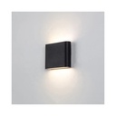 LEDlife DuoLume 8W Væglampe Sort Inkl. Lyskilde IP65 Inde/Ude 230V 650lm RA 80