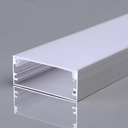 Monteringssæt til LED Strip, 2000x50x20mm, Sølvhus