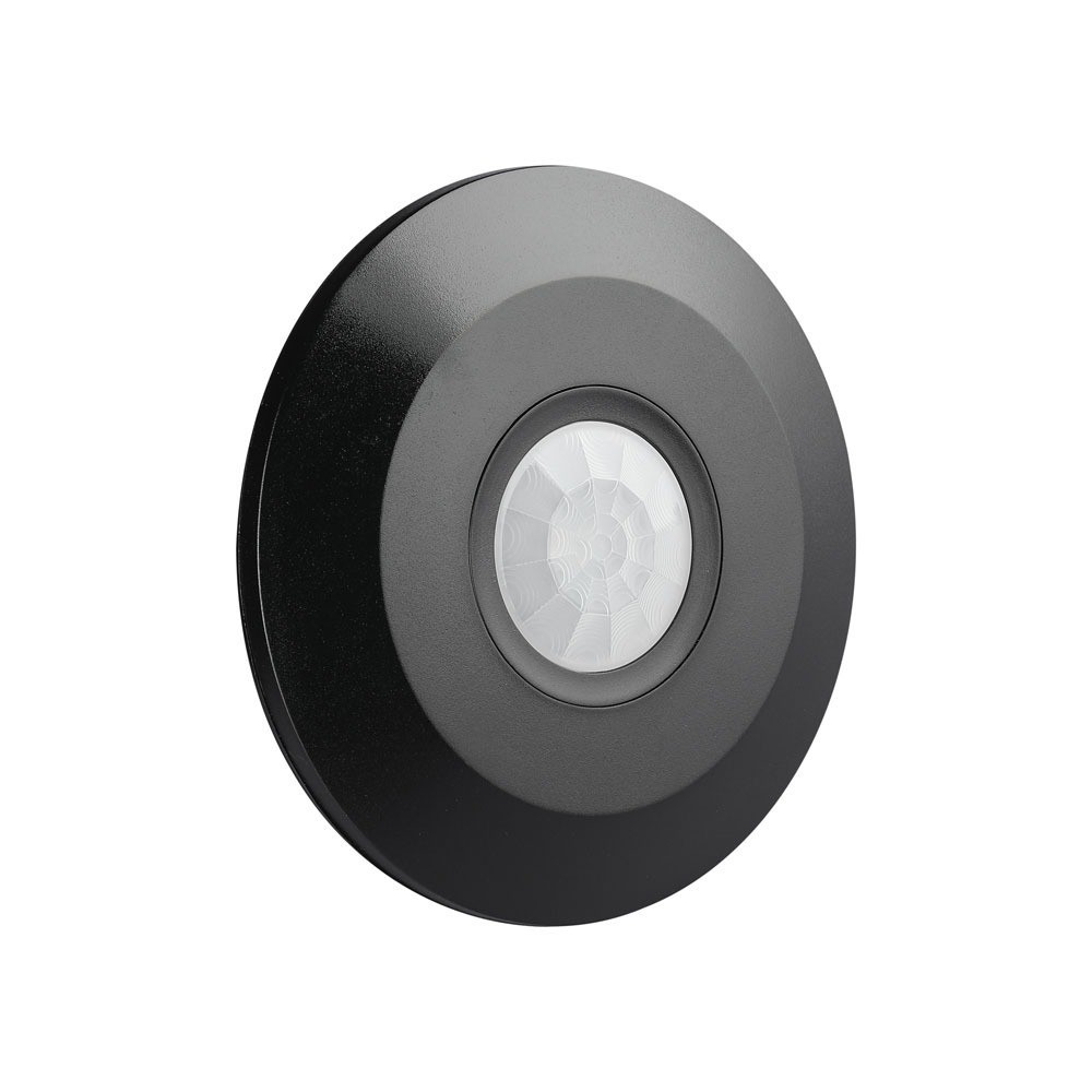 PIR loftsensor sort (flad) - LED op til 1000W