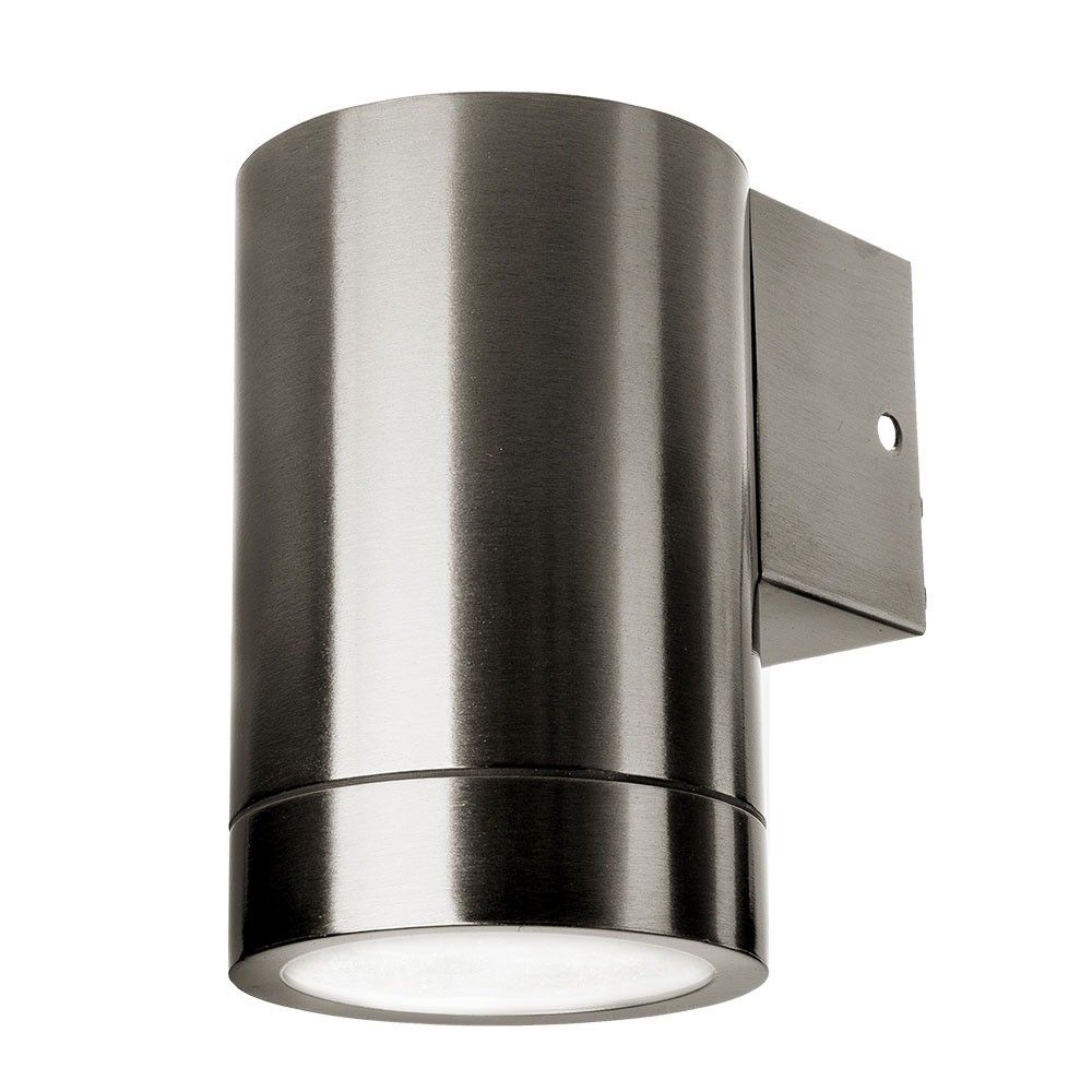 Væglampe GU10 rustfrit stål IP44 - 1-vejs udendørslampe til montering på væggen