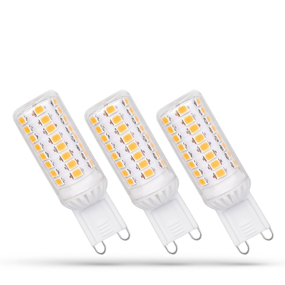 G9 LED 4.9W - 230V Varm Hvid Dæmpbar Premium Spectrum 3-pak med 5 års producentgaranti