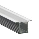 Monteringssæt til LED-Strip Diffuser, 2000 mm, Nedsænket