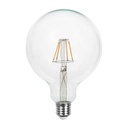 G125 LED-pære 10W E27 - 3000K, 1055lm, RA80 - Energibesparende og lysstærk pære med stor E27 fatning til behageligt varmt hvidt lys.
