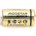 Kulstof-zink batteri R14C - 1,5V - 2-pak med 3 års producentgaranti