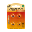 Knapcellebatteri AG1 LR60 4B 1.5V med 3 års producentgaranti