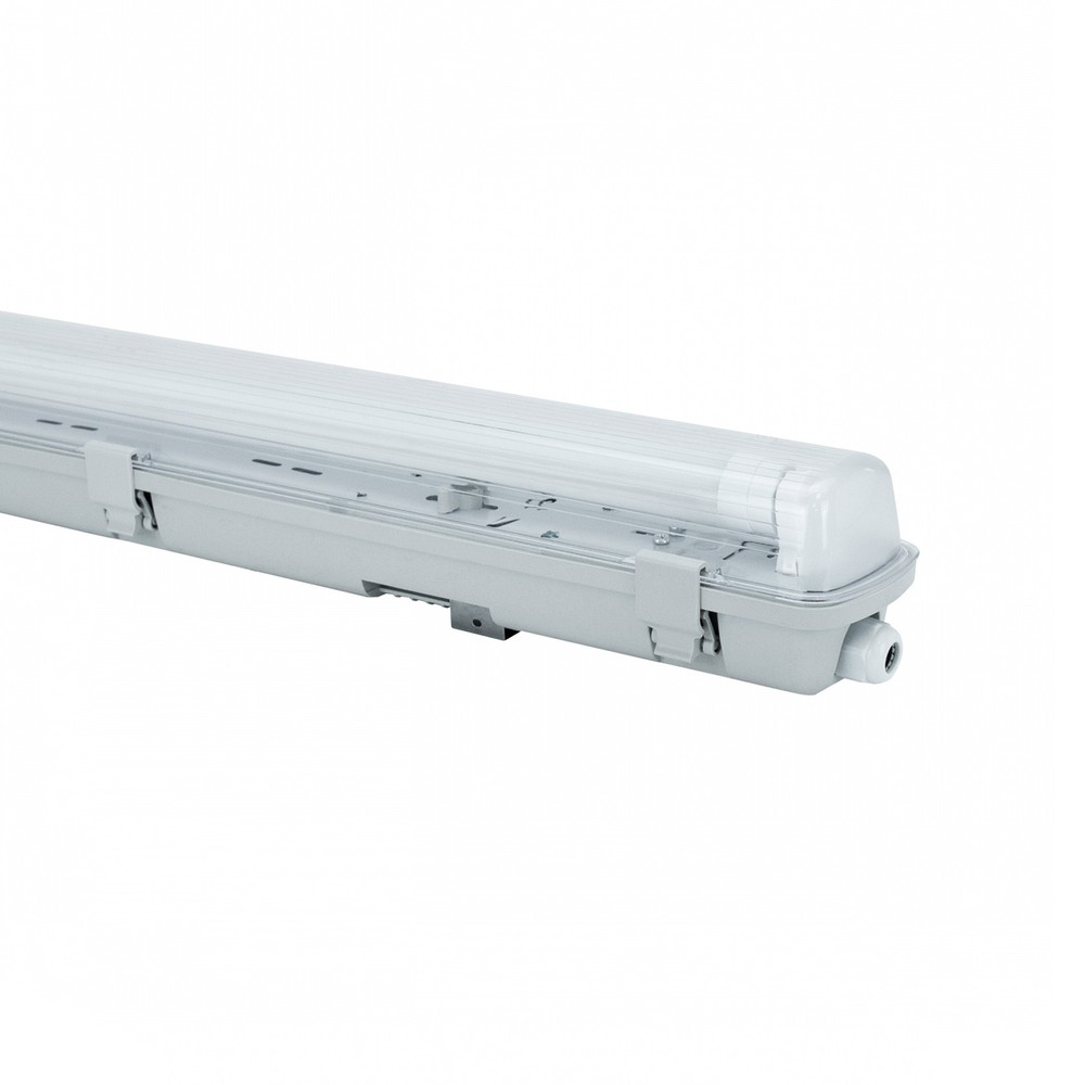 Vandtæt Limea LED armatur G13 - 1x120W, 230V, grå, IP65, 1320x75x90 mm