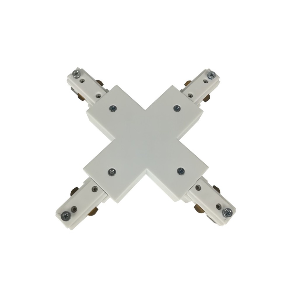 LEDlife X-samler til skinnespots - Hvid, 1-faset med 230V indgang