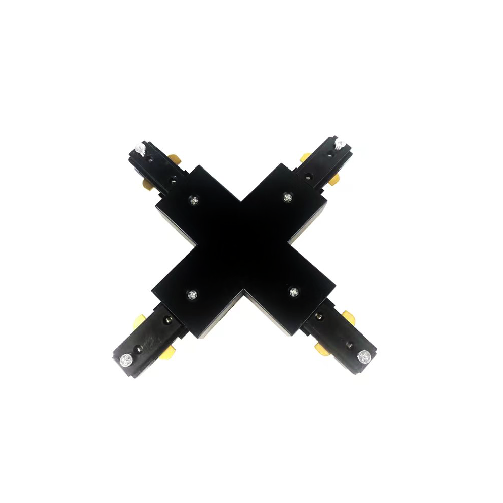 LEDlife X-samler til skinnespots - Sort, 1-faset - Tilpas og udvid din skinnebelysning med denne praktiske samler til LED spots.