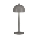 LED bordlampe med 1800mAh batteri, 3i1 funktion og gråt hus - Ø115x300 mm