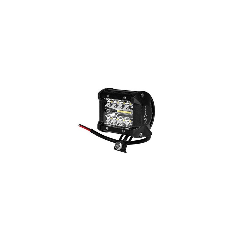 17W LED arbejdslampe til køretøjer - Bil, lastbil, traktor, trailer, udrykningskøretøjer - Kold hvid - IP67 - 10-30V
