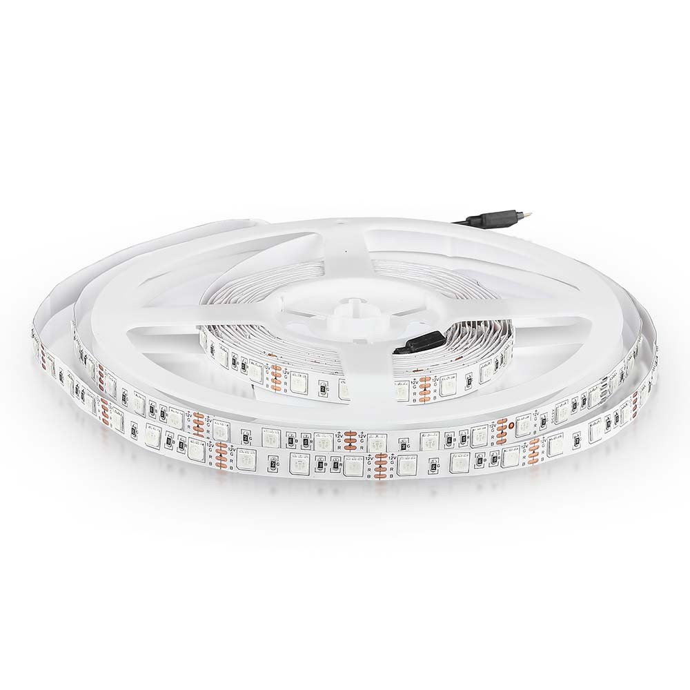 60 LED Stribe Lys 11W Gul, IP20, 5m/rulle, RA80 - Praktisk og energibesparende belysning til din indretning!