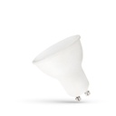 Spectrum 7,5W LED-pære GU10 230V mat hvid plastik med 710lm og RA80