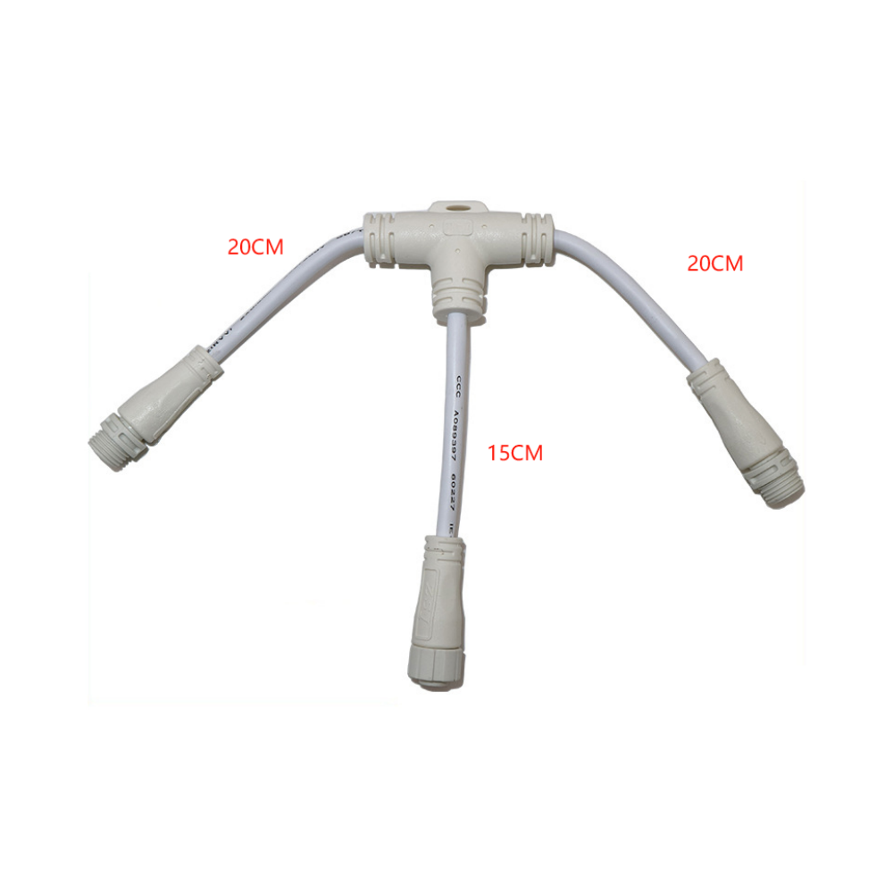 T-splitter til CyberTube RGBIC - 17W, 24V, IP67, Passer til CyberTube RGBIC