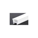 Silikoneprofil til LED strip - 13x11mm, 1 meter, hulmål 10x10mm, passer til 5-8mm bred LED strip