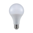 20W LED pære E27 - A80, plastik, 4000K, 2452lm - Energibesparende belysning med varmt hvidt lys til stor fatning (E27)