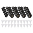 LEDlife Indbygningsspot Inno88 Udendørs 20 stk. - Sort, IP44, 4,5W GU10, 230V, 400lm, Godkendt i Isolering