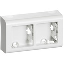 LK Fuga softline underlag 2 modul vandret hvid