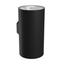Torre 18W Sort Rund Facadelampe - 230V, IP54, 1400lm, RA80, 99x78x162mm
