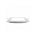 V-Tac 18W LED indbygningspanel - Hul: 20,5 x 20,5 cm, Mål:22,5 x 22,5 cm, 230V, 1500lm, RA80, Flicker free