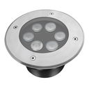 LEDlife nedgravningsspot - 6W, rund, rustfrit stål, 24V AC/DC, GU10, IP68, 480lm