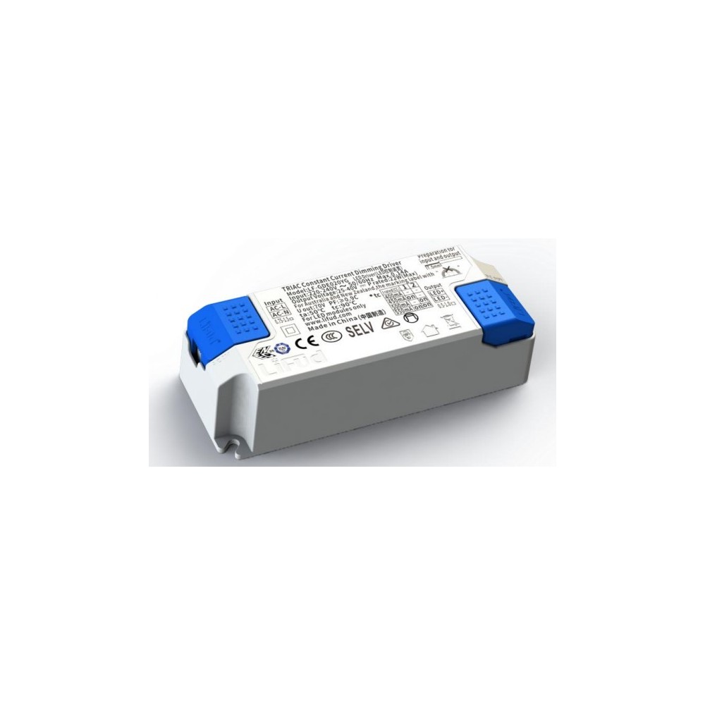 Lifud 20W Dæmpbar LED Driver - Triac Fasedæmpning, 400-550mA, 25-40V, Flickerfri