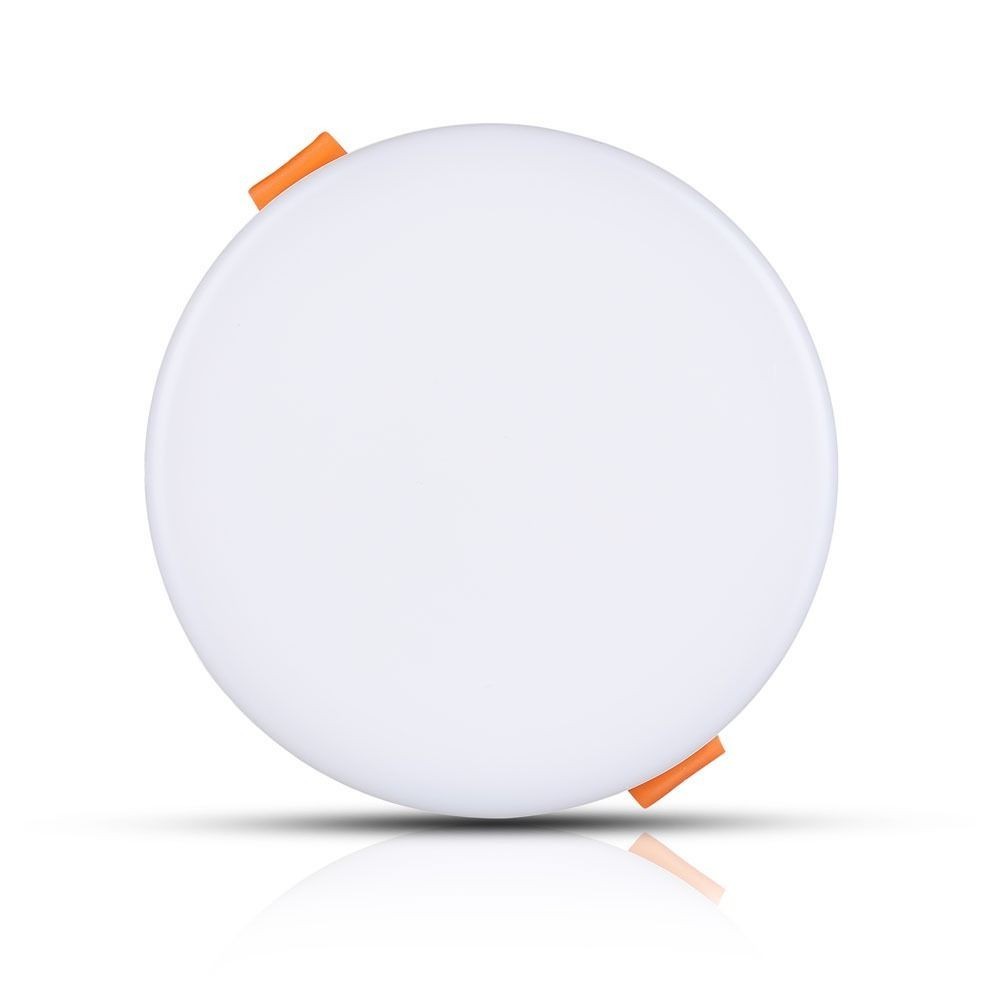 V-Tac 12W LED indbygningspanel - Samsung LED chip, Ø7,5 cm hul, Ø12 cm mål, 230V, 5 års garanti