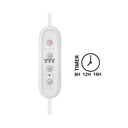 Timer til LEDlife Pro-Grow 2.0 - 1,5 m ledning, 230V, op til 120W, vælg mellem 8, 12 eller 16 timer