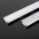 LED-Strip Monteringssæt med Diffuser, 2000x24,7x7mm