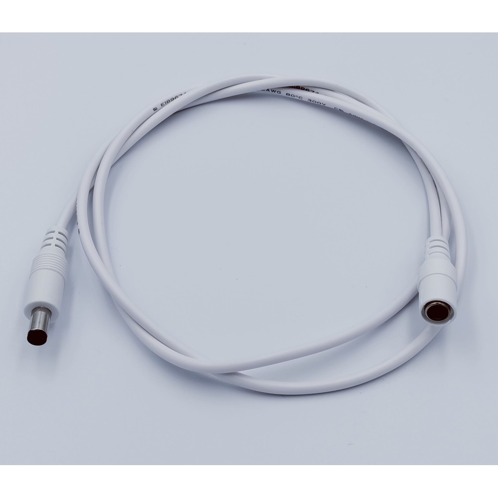 Forlængerkabel til LED strips, hvid, 100 cm, 5V-48V