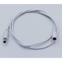 Forlængerkabel til LED strips, hvid, 100 cm, 5V-48V