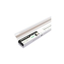 LED Troldtekt Skinne 60 cm, CCT - 19W, Akustilight, Planforsænket, 24V, 1950lm, RA93, 5 års producentgaranti