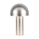LED bordlampe med 1800mAh batteri, 3i1 funktion, champagne guld hus - Ø150x250 mm