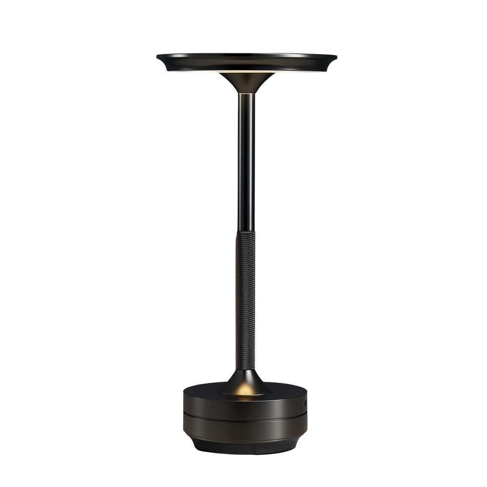 Sort LED bordlampe med touch-dæmpning og justerbar farvetemperatur (CCT) - 5W, 500lm, RA80, IP20