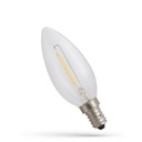 Spectrum 1W LED kertepære - C35, kultråd, ekstra varm hvid, 1800K, E14