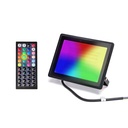 LED projektør 50W RGB med fjernbetjening - Vandtæt IP65 og 230V input