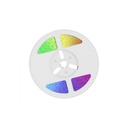 V-Tac 1.2W Solcelle LED RGB strip - 5 meter, fjernbetjening, IP67