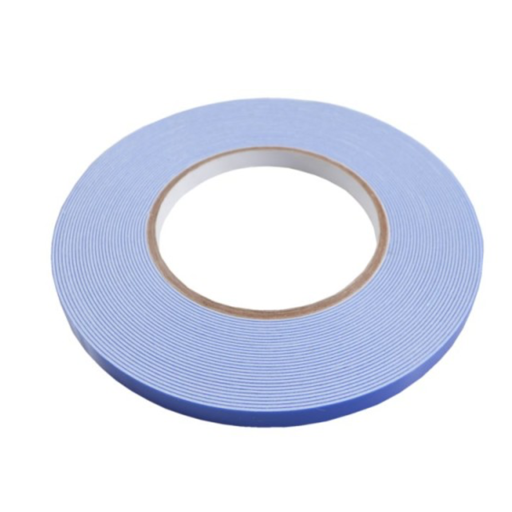 Dobbeltklæbende tape til aluprofiler, 9mm x 5 meter rulle