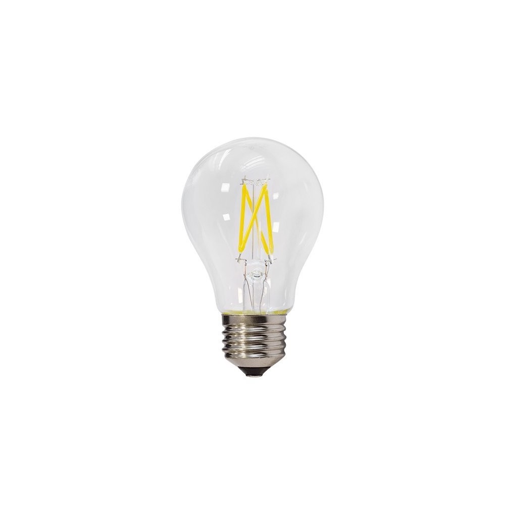 Dæmpbar LED Pære - Kultråd LED A60 E27, 6W, 630lm, RA80