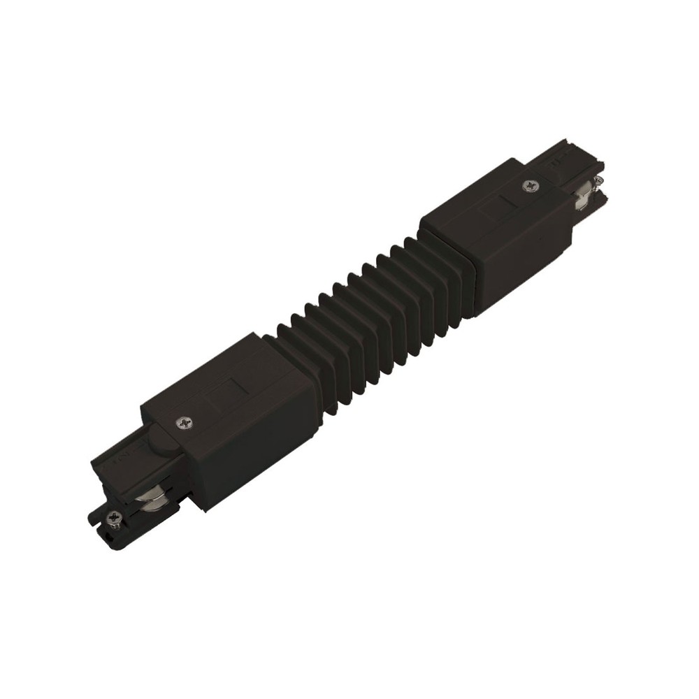 Sort fleksibelt stik til 230V med RA80