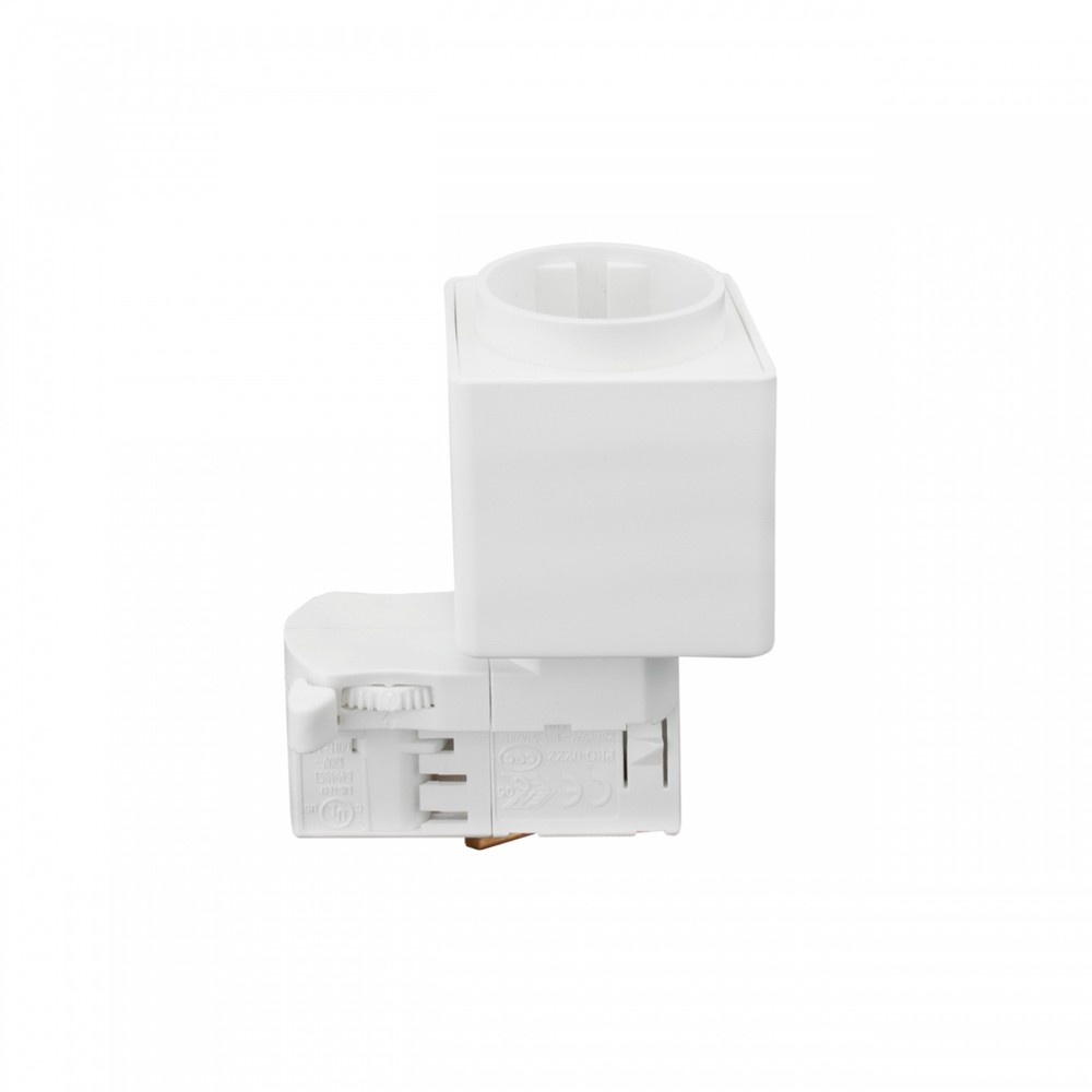 Hvid Spectrum SPS2 Adapter 3-faset med fatning - Input: 230V