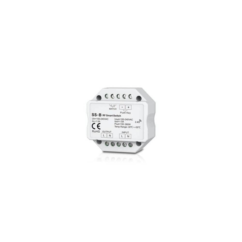 LEDlife rWave indbygningsrelæ - RF, 360W LED, 230V