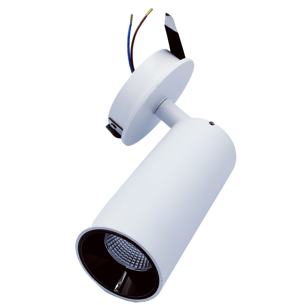 Dæmpbar hvid downlight spot - LEDlife 12W, Ø5,5 cm hul, Ø5,2 cm mål, RA 90, 230V, 1200lm