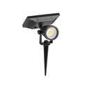 Sort V-Tac solcelle havelampe med spyd - COB LED, 40lm, RA80, IP65